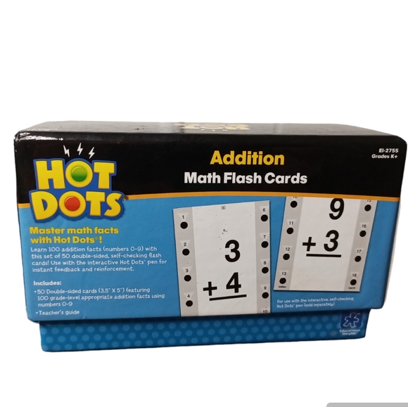 Hot Dots Educational Addition Math Flash Cards (49) - Picture 8 of 8